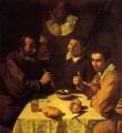 Trois hommes à une table aka Luncheon Diego Velázquez